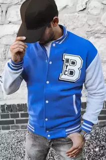 Bluza męska rozpinana niebieska Dstreet BX5438