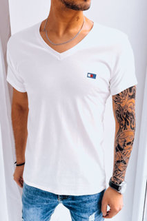 Koszulka męska z nadrukiem ecru Dstreet RX5131