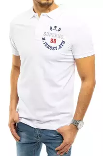 Koszulka polo męska biała Dstreet PX0419