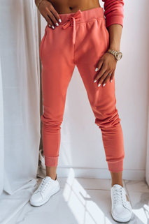 Spodnie damskie dresowe FITS różowe Dstreet UY0584z