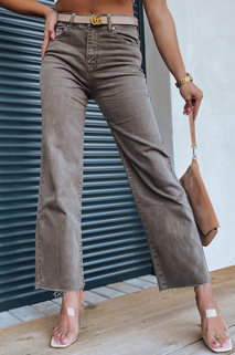 Spodnie damskie jeansowe NARIN kawowe Dstreet UY1329