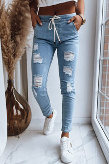 Spodnie damskie jeansowe SHERIA niebieskie Dstreet UY1427