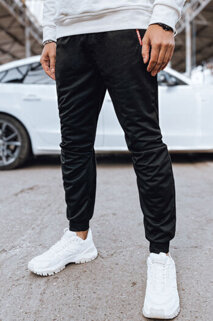 Spodnie męskie dresowe czarne Dstreet UX4280