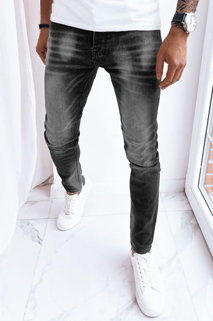 Spodnie męskie jeansowe czarne Dstreet UX3992
