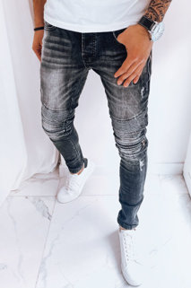 Spodnie męskie jeansowe czarne Dstreet UX3999