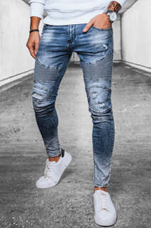 Spodnie męskie jeansowe niebieskie Dstreet UX4097