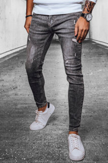 Spodnie męskie jeansowe szare Dstreet UX4076