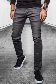 Spodnie męskie jeansowe szare Dstreet UX4091